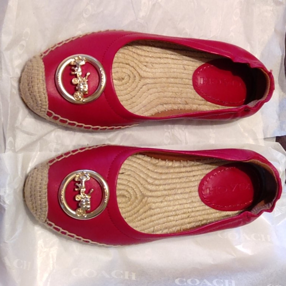 Brand new Coach Espadrilles